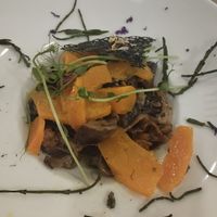 Mushroom and hokkaido platter (vegetarian) at Les Albatros in La Baule-escoublac