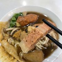 The most meat-like meat I’ve ever had in my life was in this meal: this piece, and the lions mane had an insanely meat like texture  at Ambience Tea House & Veggie Cafe - 茗楼茶艺素食馆 in Ipoh