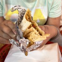 Vegan burrito.  at Viva El Burrito in Leicester