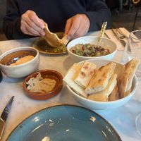 Baba Ganoush starter  at Ayu in Gzira