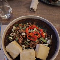 Teriyaki mushroom stir-fried udon  with tofu at Ayu in Gzira
