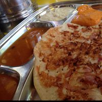 deliscious onion uttapam (vegan) at Rani in Batu Caves