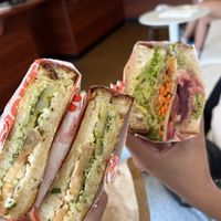 Vegan melt and salad sammy   at Pickles Milk Bar in Carlton North