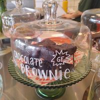 GF brownie at Pickles Milk Bar in Carlton North