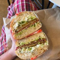 Damn Caesar ($16) with Eggplant Schnitzel at Pickles Milk Bar in Carlton North