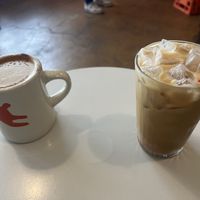 chai + vietnamese iced coffee  at Pickles Milk Bar in Carlton North