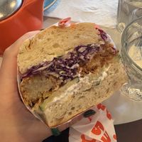 Hot honey with enoki mushrooms  at Pickles Milk Bar in Carlton North