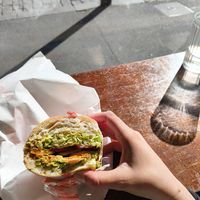 Salad sandwich at Pickles Milk Bar in Carlton North