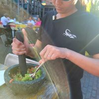 Freshly made guac at El Catrin Destileria in Toronto