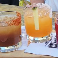 My friend got the margarita flight. I tested them and they were all fantastic at El Catrin Destileria in Toronto