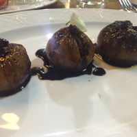 vegan stuffed figs (customized from an originally meat dish)  at Eucalyptus in Jerusalem