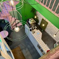 Stylish decor   at Matcha Thing in Bath