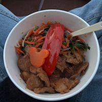 korean bbq  at Plazma Ray's Diner - Disneyland Tokyo in Chiba