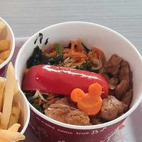 Korean rice bowl at Plazma Ray's Diner - Disneyland Tokyo in Chiba