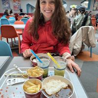 Curry rice and fries! Plus Cocktail on the side  at Plazma Ray's Diner - Disneyland Tokyo in Chiba