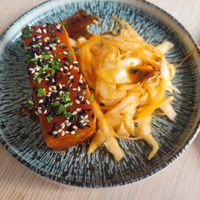 Korean Fried Tofu, Kimchi Slaw at Freckled Angel in Menai Bridge