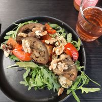 Bauernbrot mit Grillgemüse und Rucola at Wohntraum by Stephie in Heidenheim