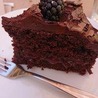 Black Forest Gateaux vegan at A Casa da Lídia - Casa de Chá e Bistrô in Leiria
