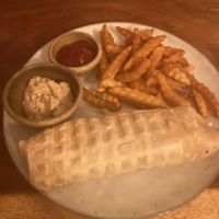 Falafel wrap  at Sansiba in San Juan Del Sur