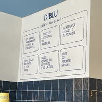 Artisan ice cream - gluten and sugar free with some vegan options   at Diblu in Sao Paulo
