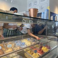 Vegan options of artisan healthy ice cream   at Diblu in Sao Paulo