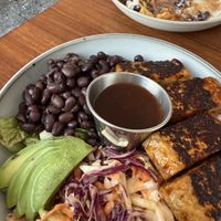 Bbq tempeh  at Café Vegetal - Coyoacán in Mexico City