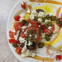 Vegan Dano with homemade Almond Feta at SOYBIRD - Vegan Cooking Experience in Athens