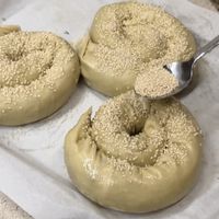 Spanakopita in the making   at SOYBIRD - Vegan Cooking Experience in Athens