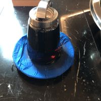 Maple syrup   at AUH - Pearl Lounge - TA in Abu Dhabi