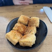 Crispy chilli and pepper tofu starter   at Umami in Dorking