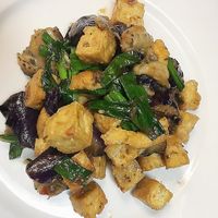 tofu eggplant stir fry at Kanji Japanese Restaurant in Mount Joy