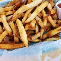 Fresh cut fries were perfectly salted at Mexitaly in York