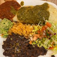 Spin Q Enchilada without cheese or sour cream at Mexitaly in York