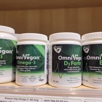 Vegan supplements at Sunkost Gunerius in Oslo