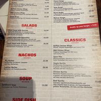 No labeled vegan dishes  at Stars and Stripes in Bern