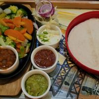 Gemüse Fajitas at Stars and Stripes in Berikon