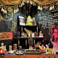 Their altar space   at Oh! Bombai in San Pedro