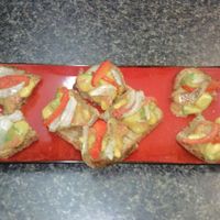 Delicious avo islands  at iConnect Cafe in Dania Beach