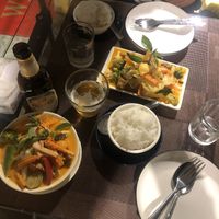 food  at Happy Mango in Vang Vieng
