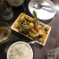 panang  at Happy Mango in Vang Vieng