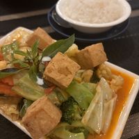 Panang Curry 75k  at Happy Mango in Vang Vieng