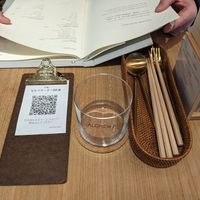 Table set up at Alchemy Tokyo -Azabudai Hills - アルケミー in Tokyo