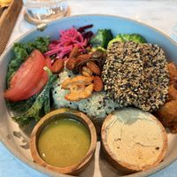 generous tempeh bowl  at Alchemy Tokyo -Azabudai Hills - アルケミー in Tokyo