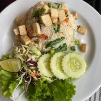 Fried Rice with vegetables and tofu at Dome Restaurant and Bar in Phuket