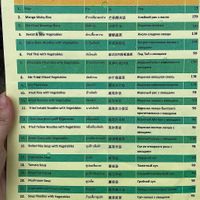 Separate Vegetarian Menu at Dome Restaurant and Bar in Phuket