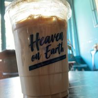 Soy iced coffeee  at Heaven On Earth - Chan Khanom Wan in Bangkok