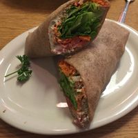 Patty Wrap at Portia's Cafe in Columbus