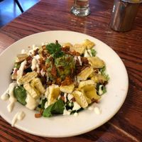 Breakfast burrito bowl- yum!  at Portia's Cafe in Columbus