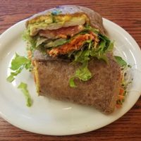 Great Tofu Wrap  at Portia's Cafe in Columbus