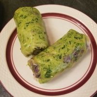 Spanako Wraps at Portia's Cafe in Columbus